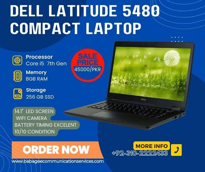 Dell latitude 5480 core i5 7th gen laptop