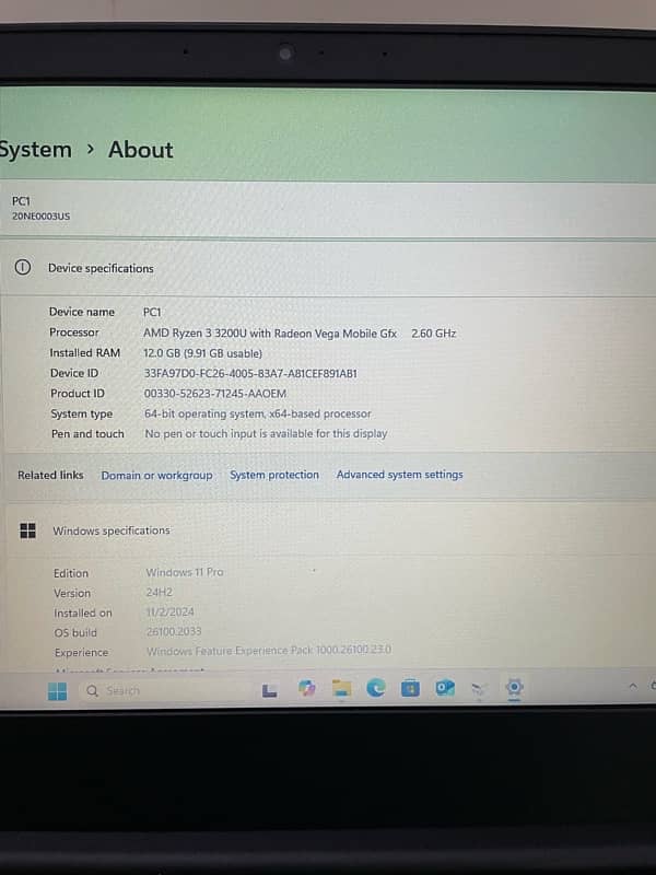 Lenovo thinkpad E495 14 inch
