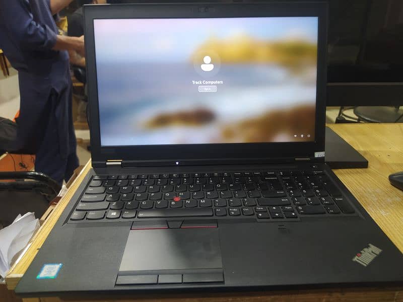 Lenovo Thinkpad P52 Workstation Ci7-8th gen 4gb Nvidia graphics card