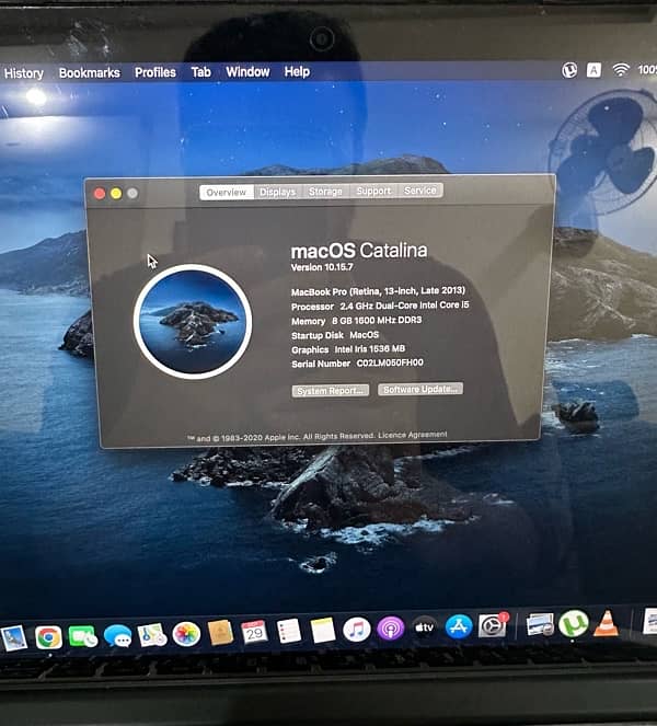 MacBook Pro 2013 late retina 13inch 8GB RAM