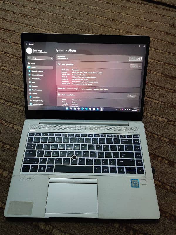 HP elitebook 840 g5 i7 8th gen Touch