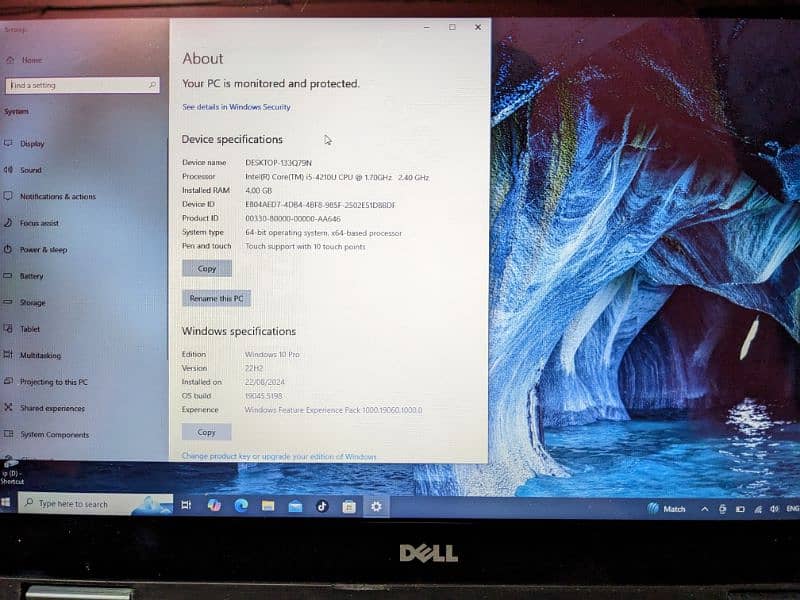 Dell core i5 4th gen 8 128 ssd