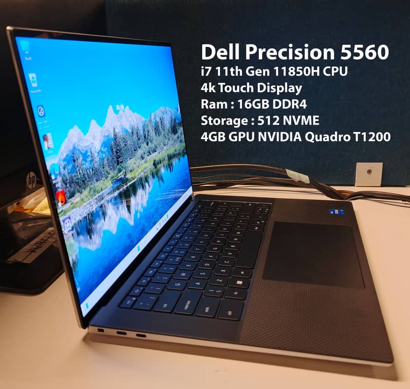 Dell Precision 5560 | i7 11th Gen 11850H CPU | 4k Touch Display