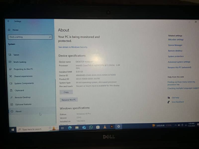 CORE I5 5T GENERATION SLIM LAPTOP