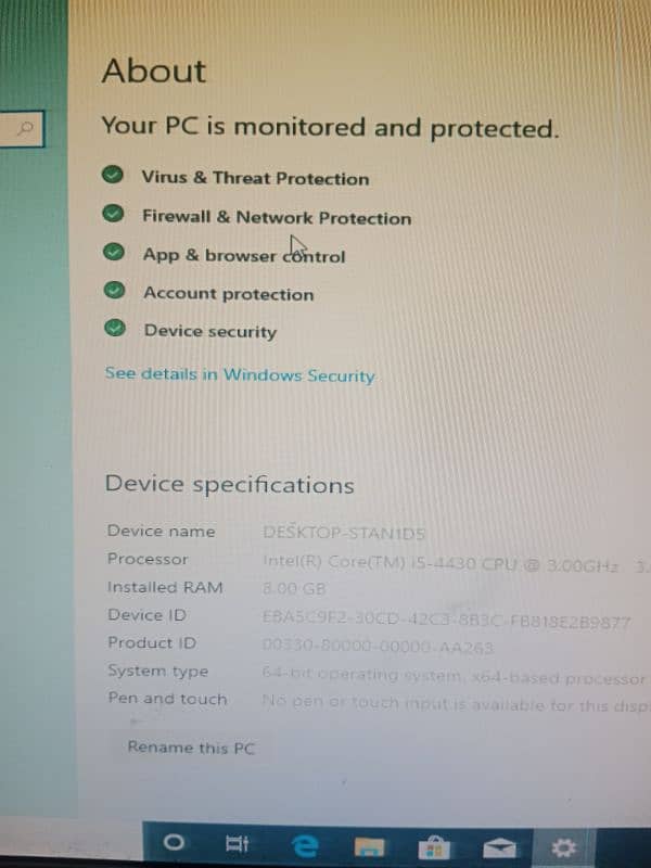 Lenovo pc for graphics design moniter and keyboard mouse