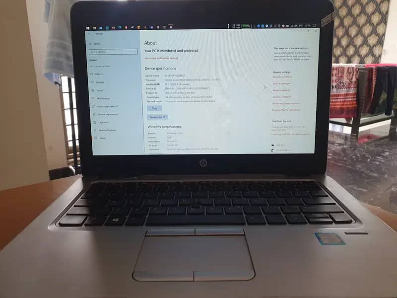 HP ELITEBOOK 820 G3 CORE i7 6th Gen 16/256 (0322-4616266)