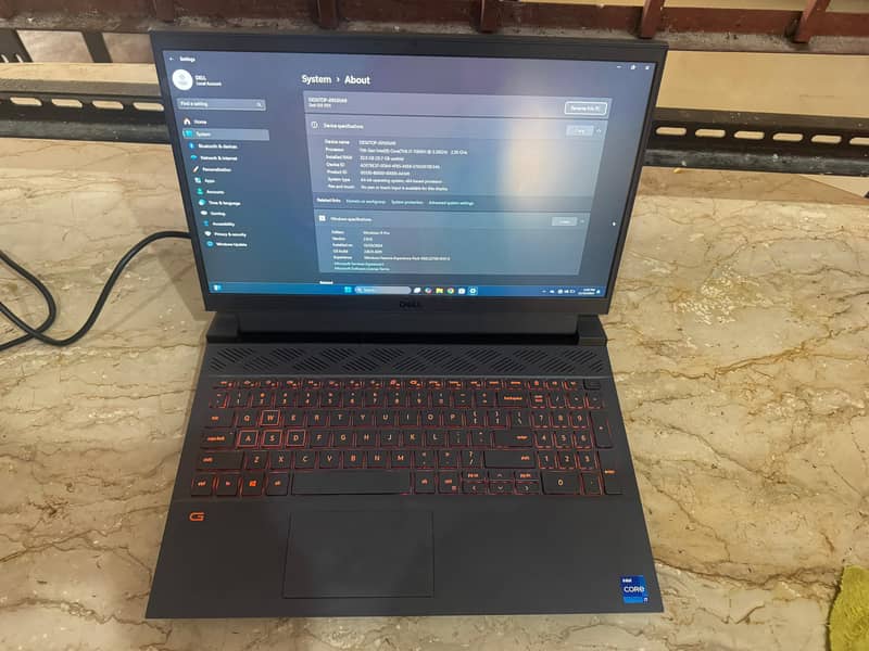 Dell gaming laptop with Nvidea RTX3060
