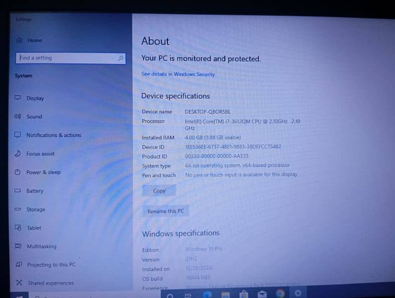 core i7- 3rd generation