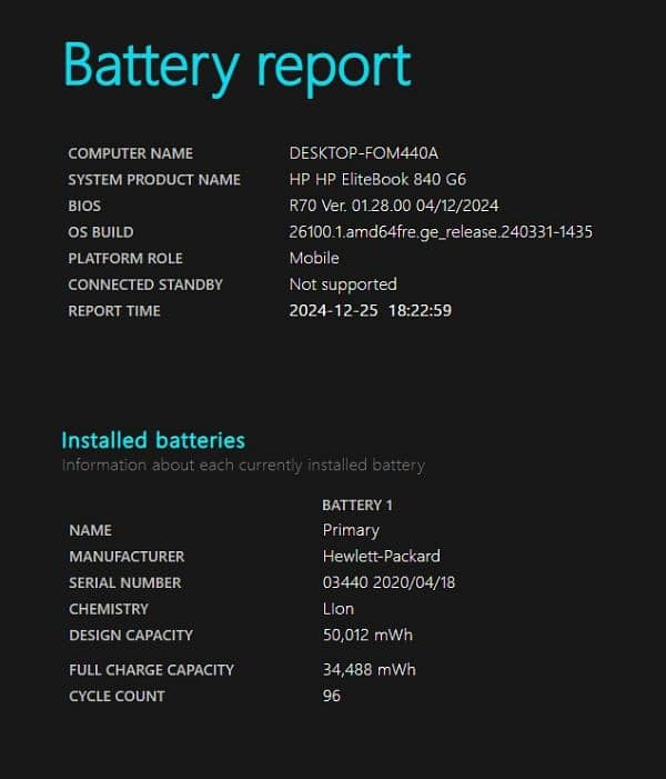 HP elitebooks 840 G6