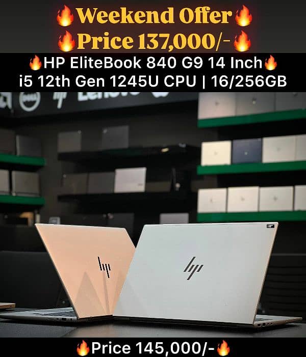 Hp Elitebook 840 G9 14 inch i5 12th Gen 1245U CPU 16GB Ram 256GB SSD
