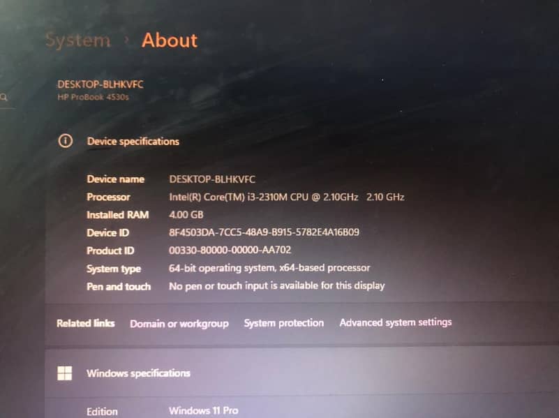 HP ProBook 4530s for Sell