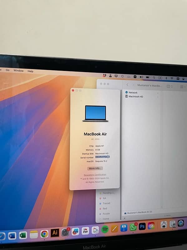 macbook air m1 8/256