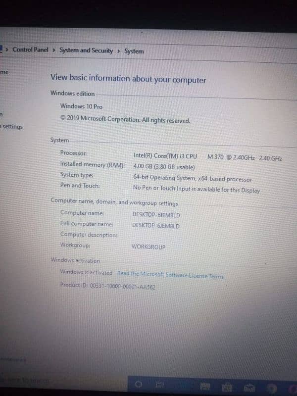 Laptop For Sale