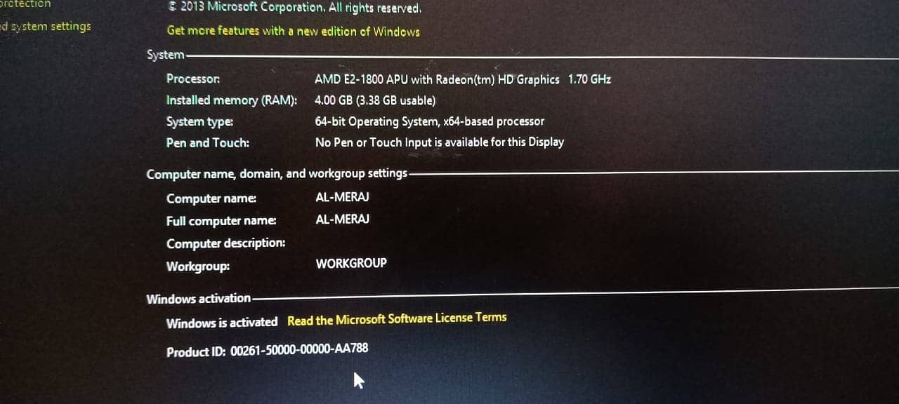 Lenovo laptop for sale