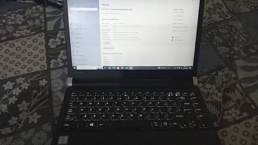 Laptop for sale new condition all okay brand toshiba core I 5 ,