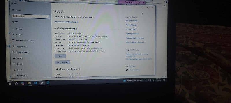 Dell latitude Core I7 7th Generation 8GB RAM