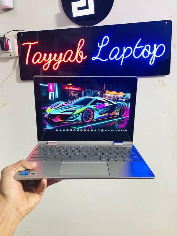 lenevo chroombook x360 Touch 4/32 2029 update for students Laptop