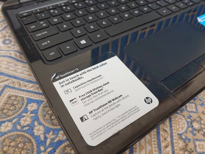 hp laptop touch screen all clear