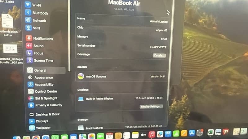 MacBook Air m3 for sale