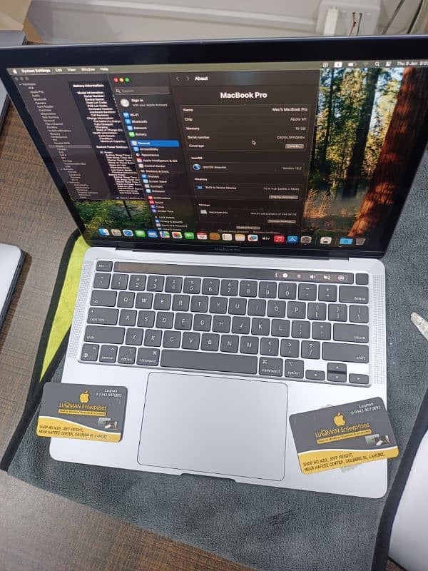 4 UNITS MACBOOK PRO M1 2020 CTO 13 INCH TOUCHBAR 16GB RAM 512GB SSD