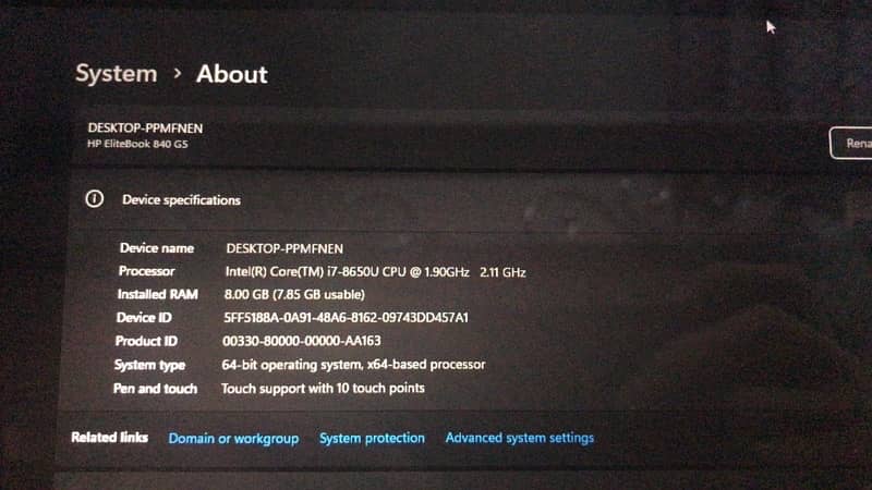 HP Elitebook 840 G5