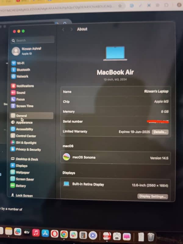 Macbook Air M3 8/256 13
