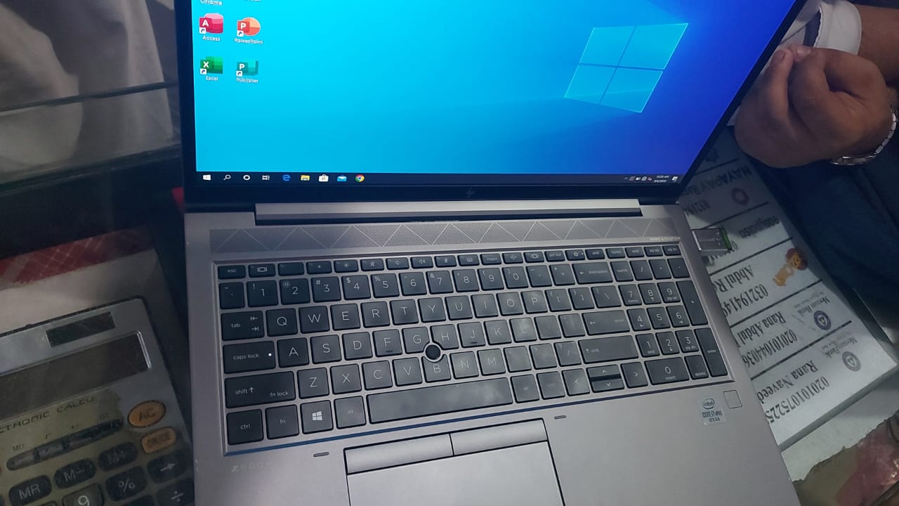 HP Zbook fury 15g6 15 inch i7 10 generation 4k screen 32/512 4GB graphic Card