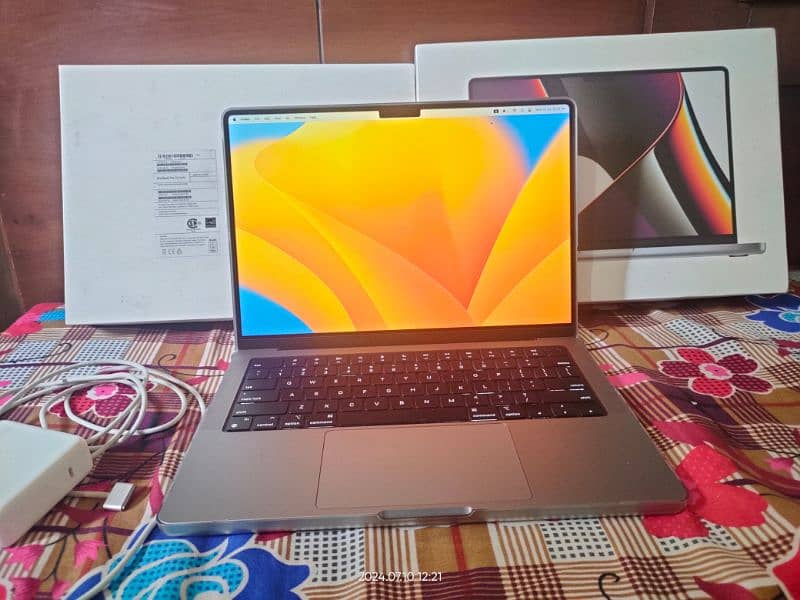 Apple MacBook Pro 2021 M1 - 16GB RAM, 512GB SSD, Pristine Condition