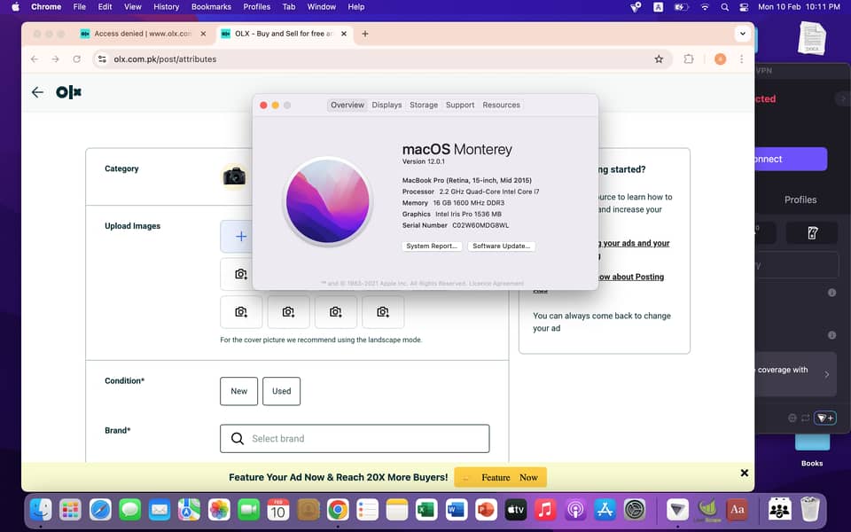 Macbook Pro Mid 2015