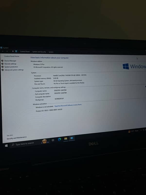 Dell latitude e6540 in good condition .
