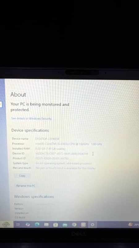 DELL LATITUDE 7400