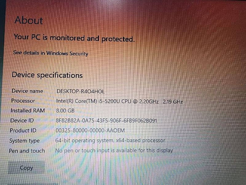Dell Laptop for Sale Rawalpindi - Islamabad | Corei5-5th Gen