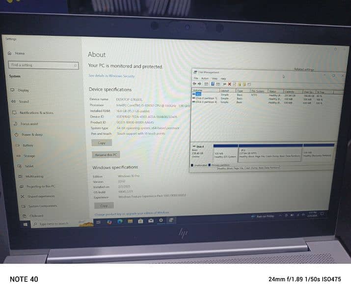 Hp 850 G6 Ci5 8th