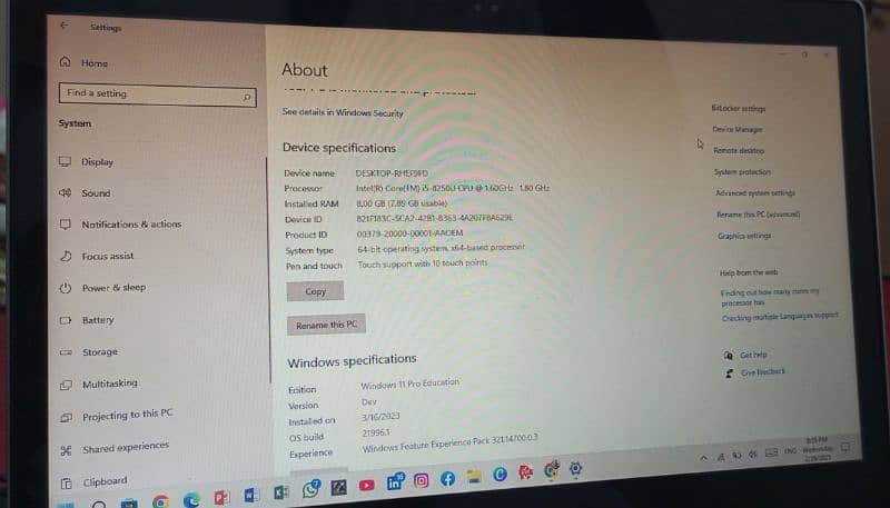 HP core i5 8th Gen Laptop HP/Dell
