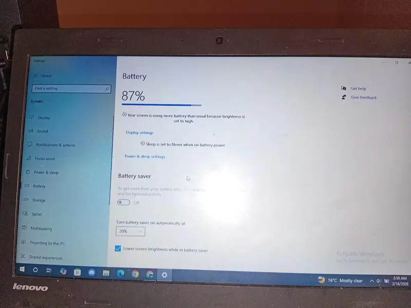Lenovo Thinkpad Core i3 [5th-Gen]-8GB RAM-128GB SSD-10/10 Condition