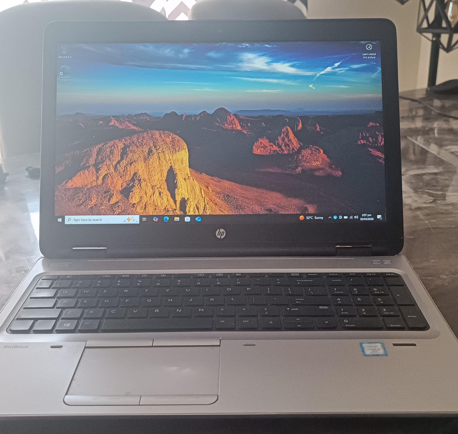 HP ProBook 650 G3 Core i7 7th Gen 16GB RAM 256GB SSD